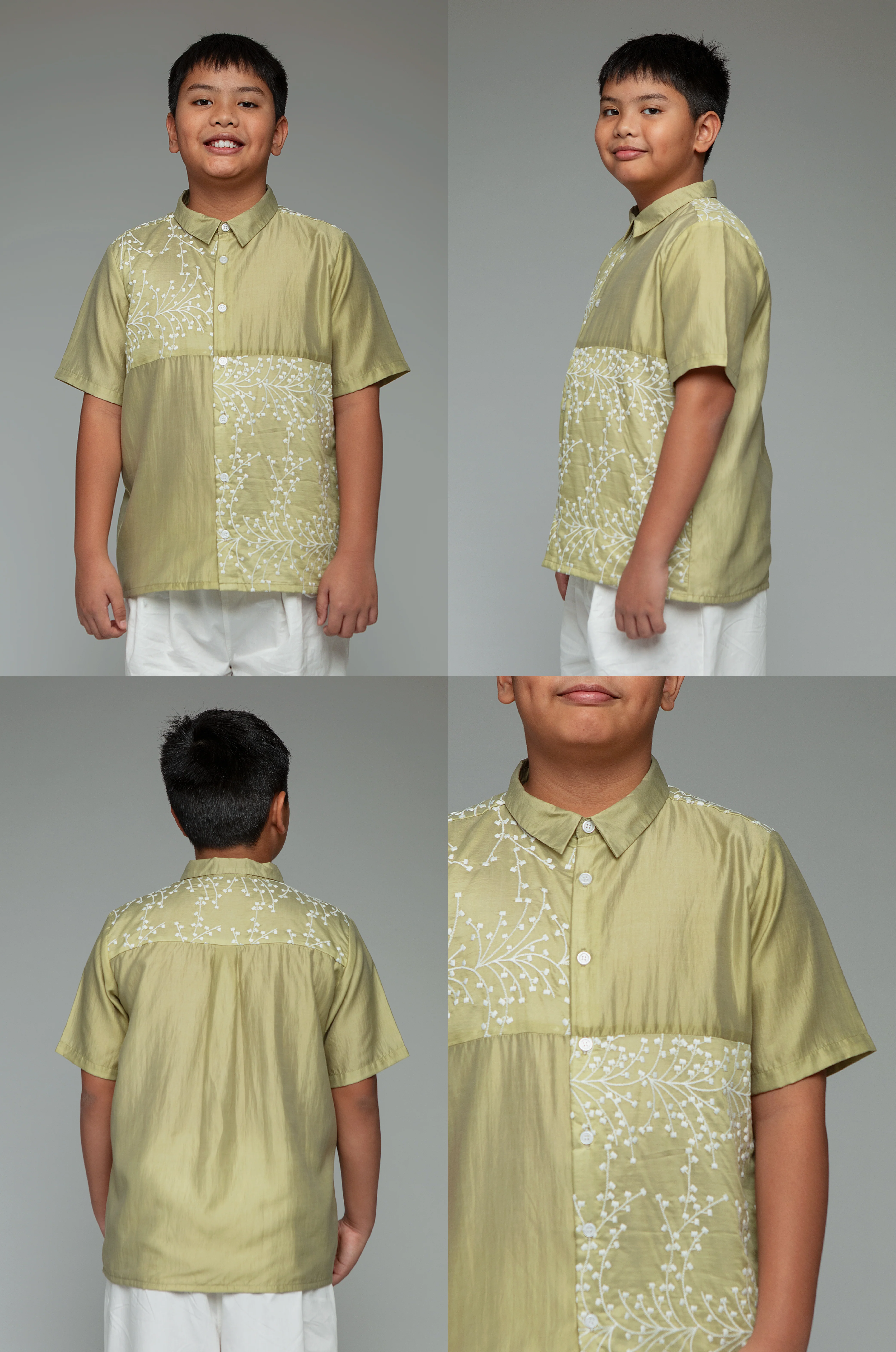 Green Tencel Tait - Image 2