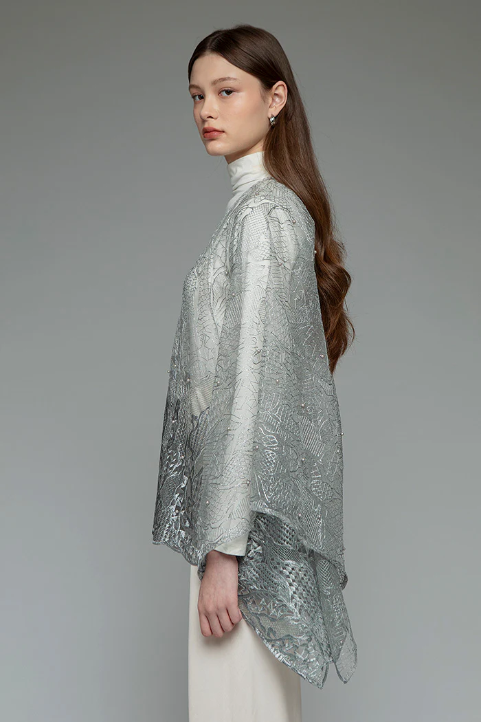 Grey Floral Kamin - Image 4