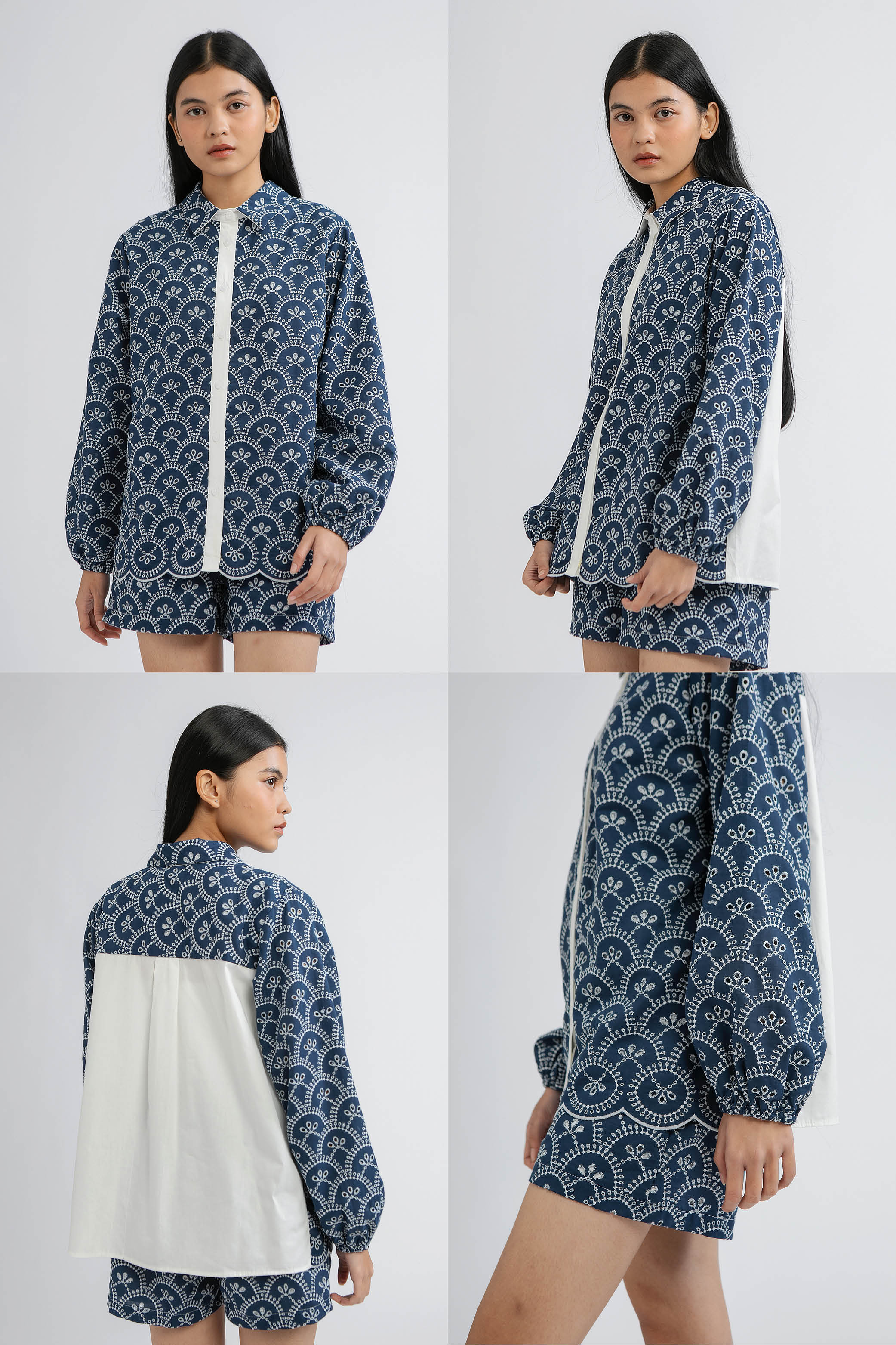 Indigo Scalloped Nardo B - Defect Sale - Image 2