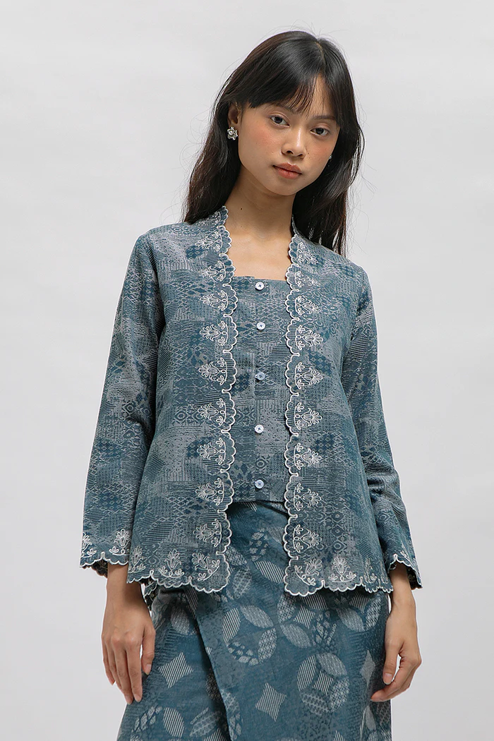 Latika Kawung Biru Laut
