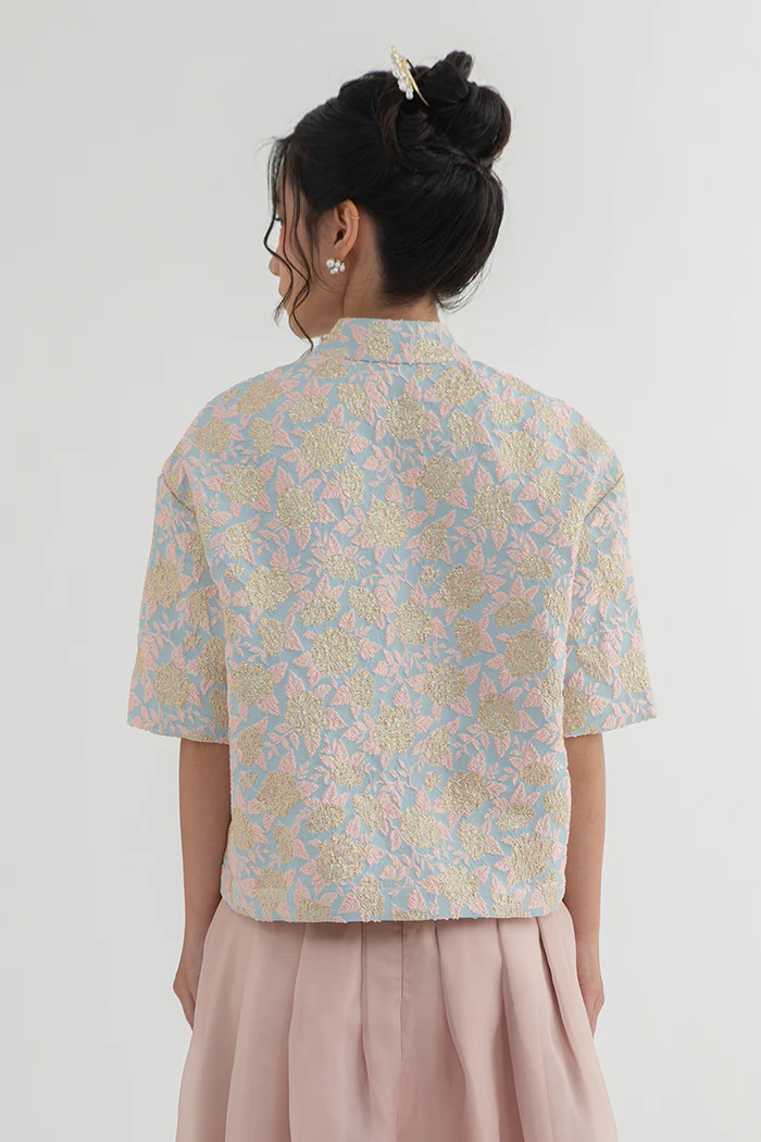 Light Blue Floral Lumi - Image 4