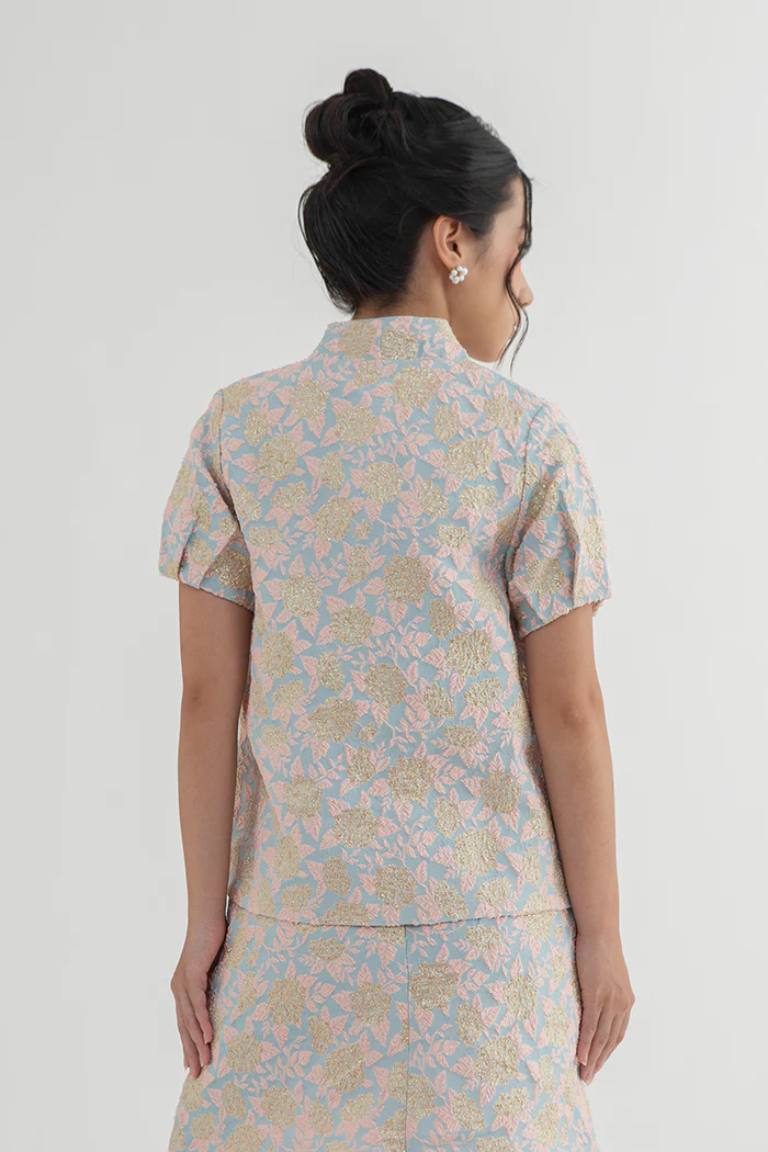 Light Blue Floral Miu - Image 5