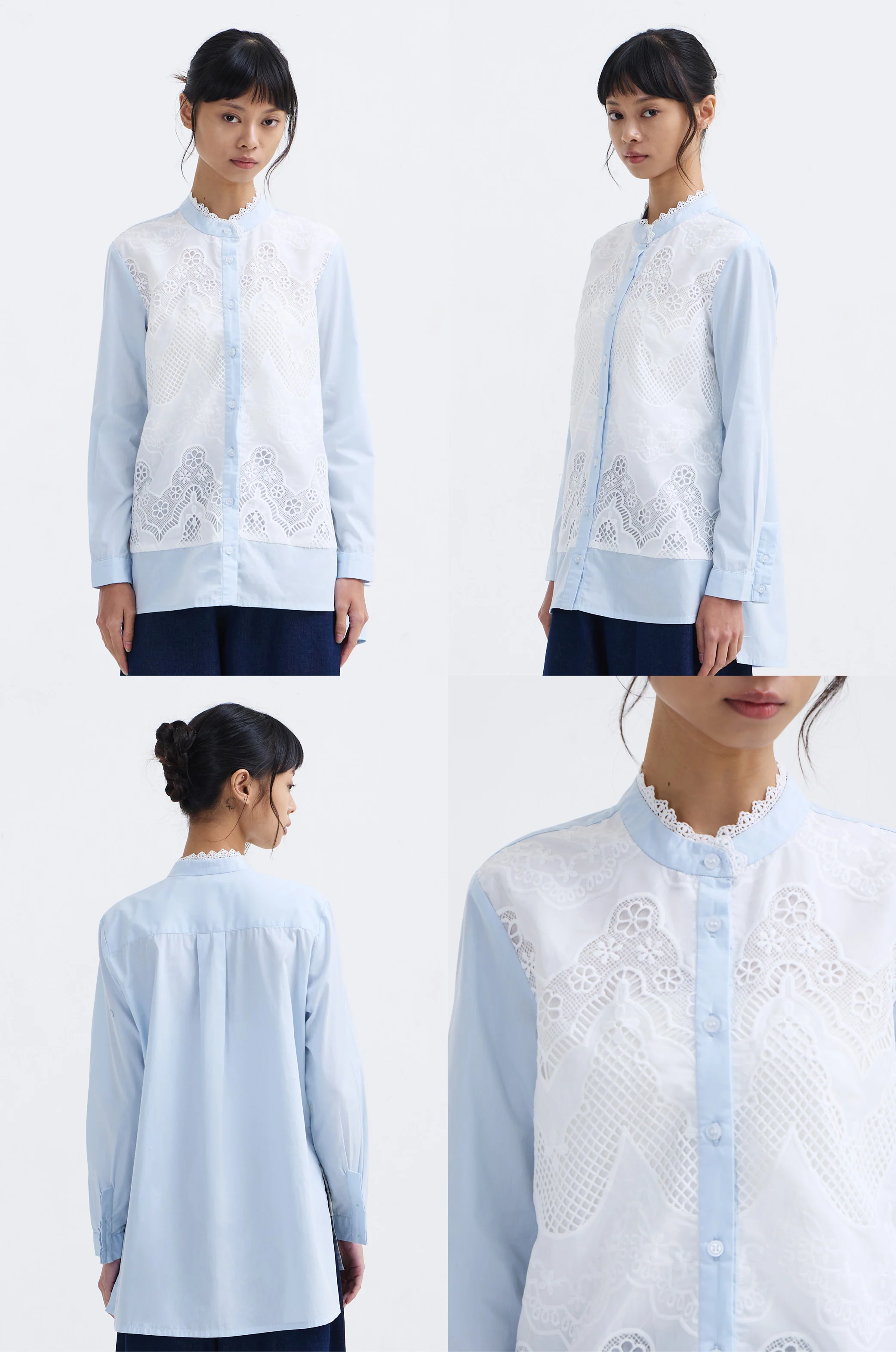 Light Blue Scallop Gol - Image 2