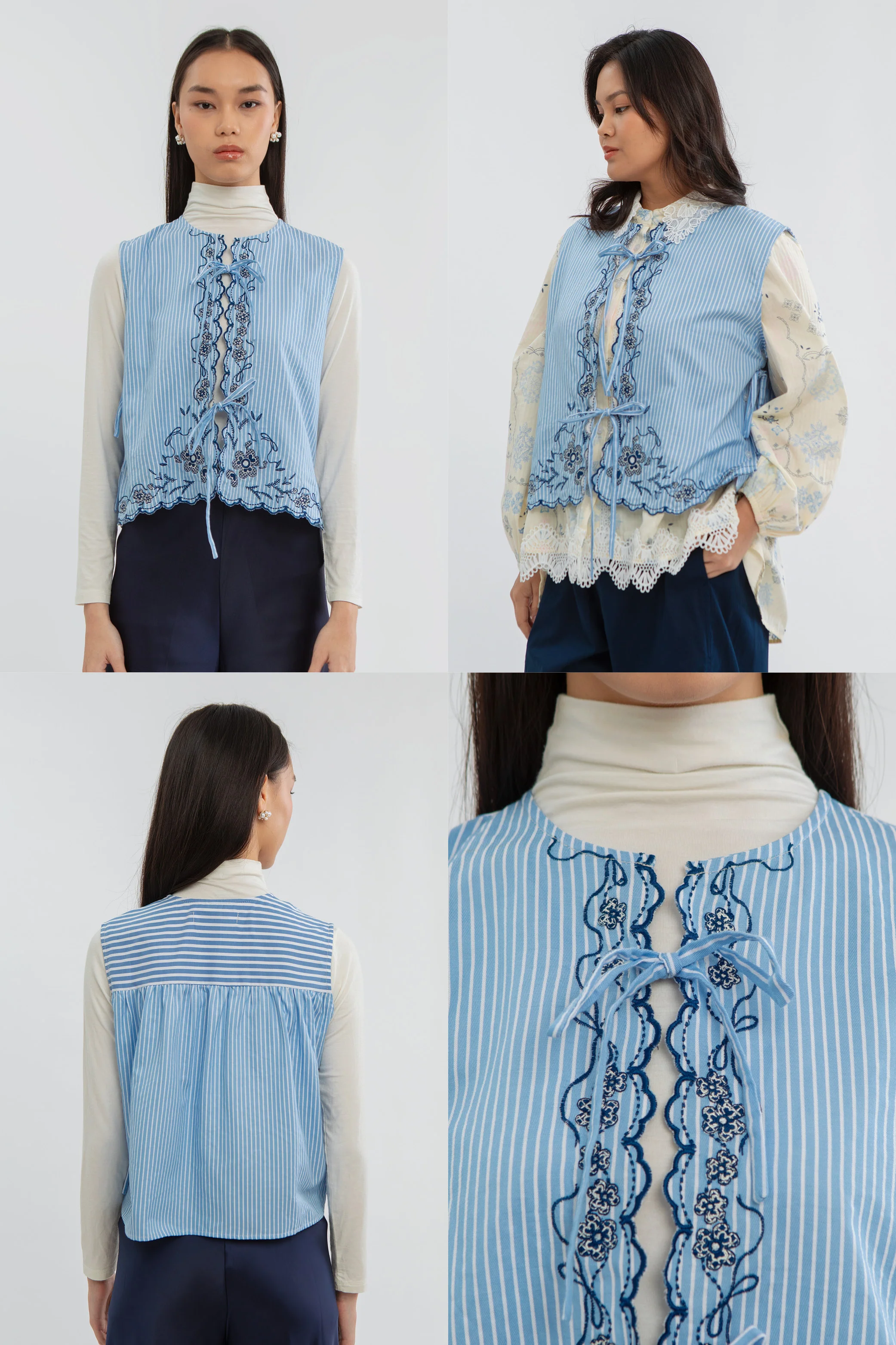 Light Blue Striped Benaiah - Image 2