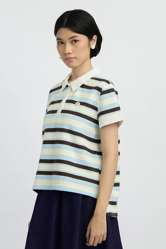 Light Blue Striped Elowen