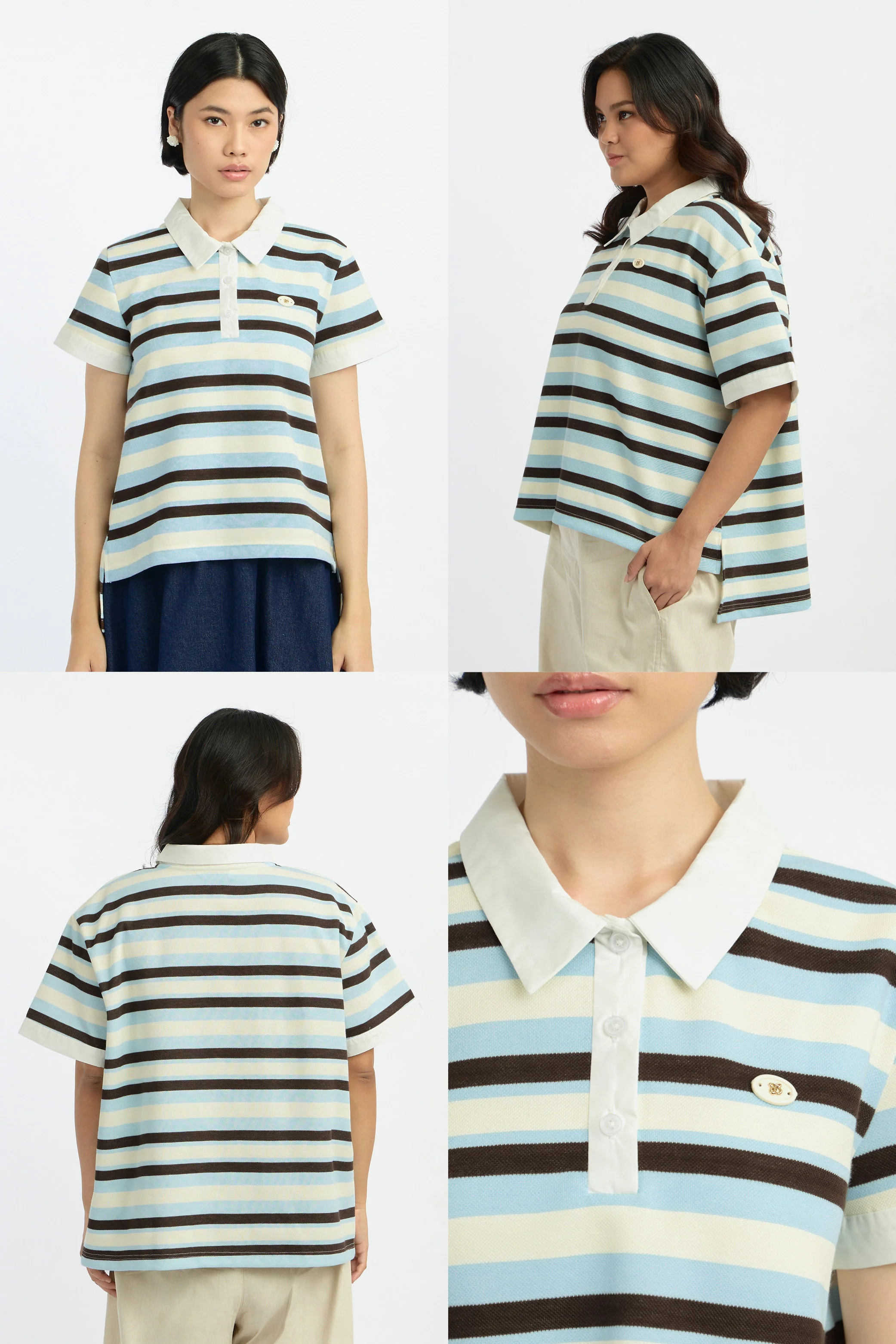 Light Blue Striped Elowen - Image 2