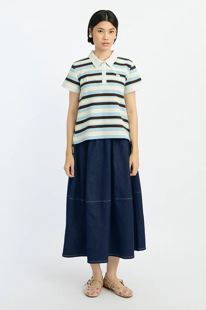 Light Blue Striped Elowen - Image 8