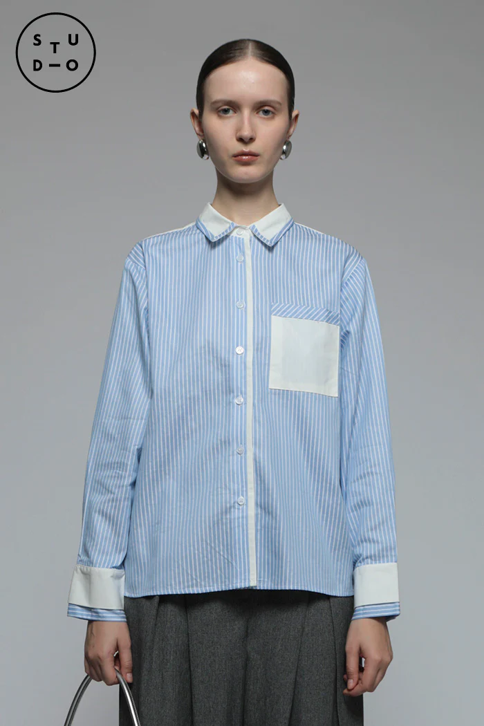 Light Blue Striped Lumen