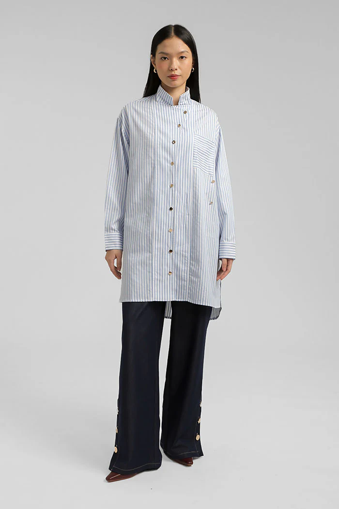 Light Blue Striped Mateja - Image 6