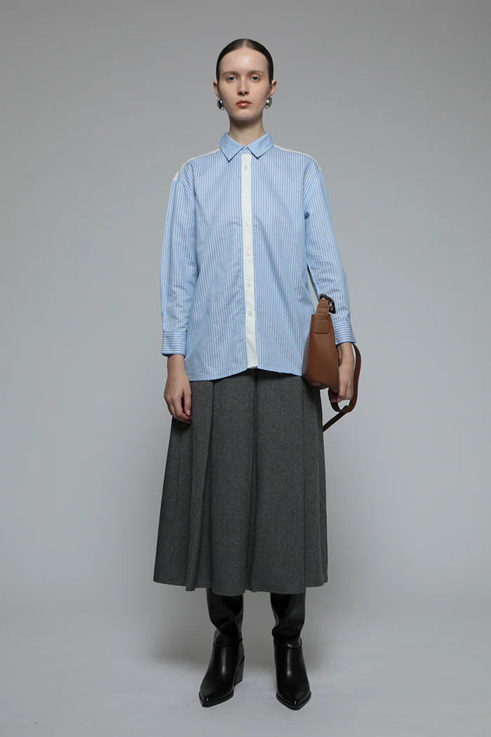 Light Blue Striped Porta - Image 6
