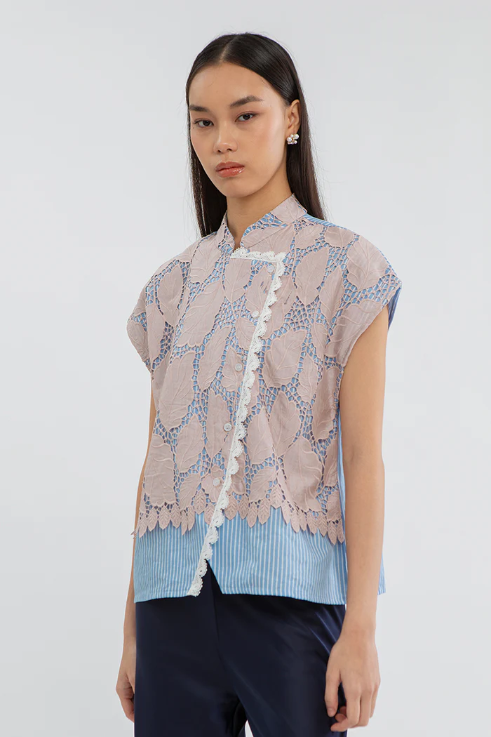 Light Blue Striped Talya - Image 3