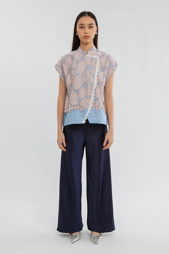 Light Blue Striped Talya - Image 6