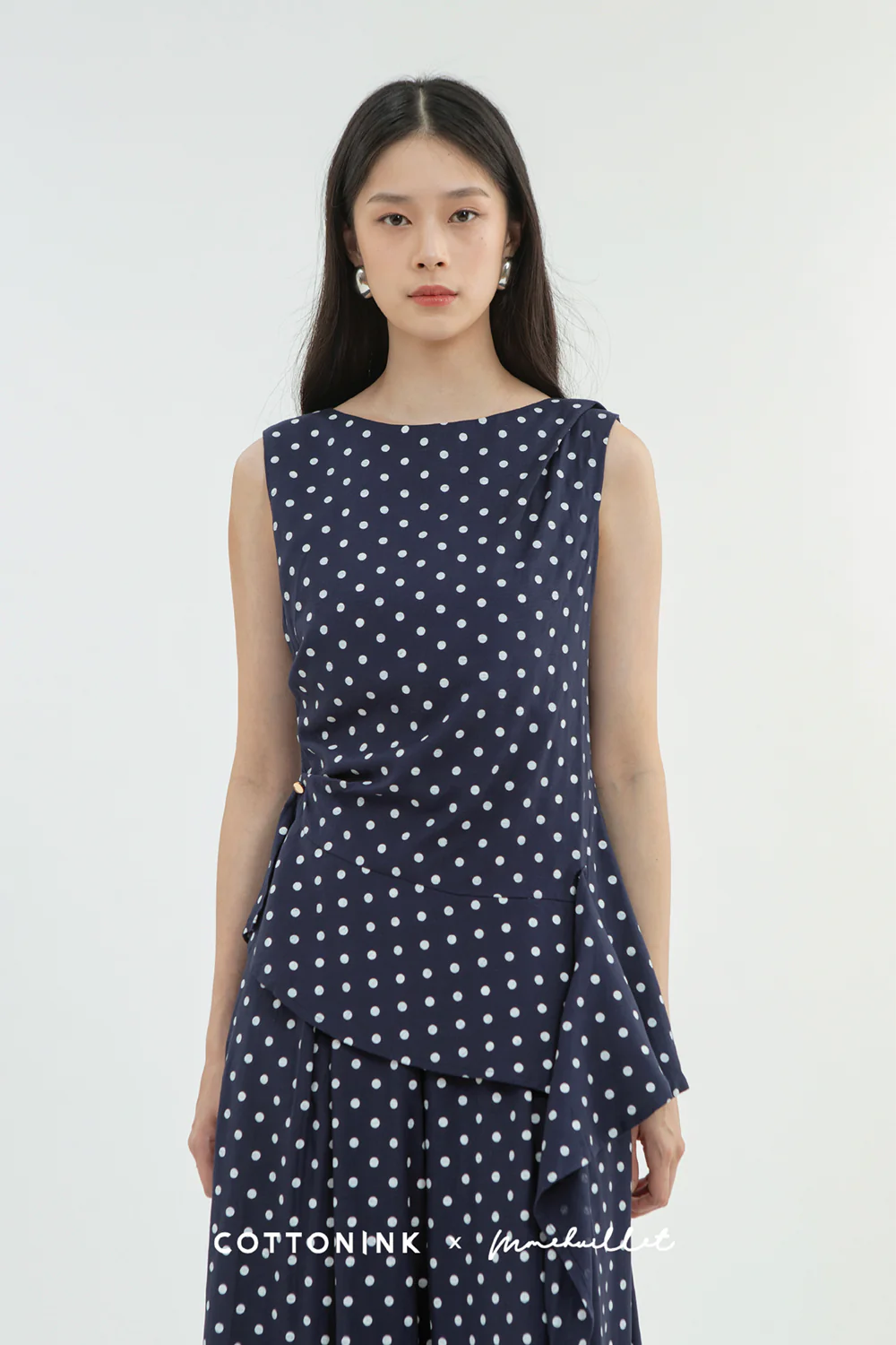 Linen Polka Ninon