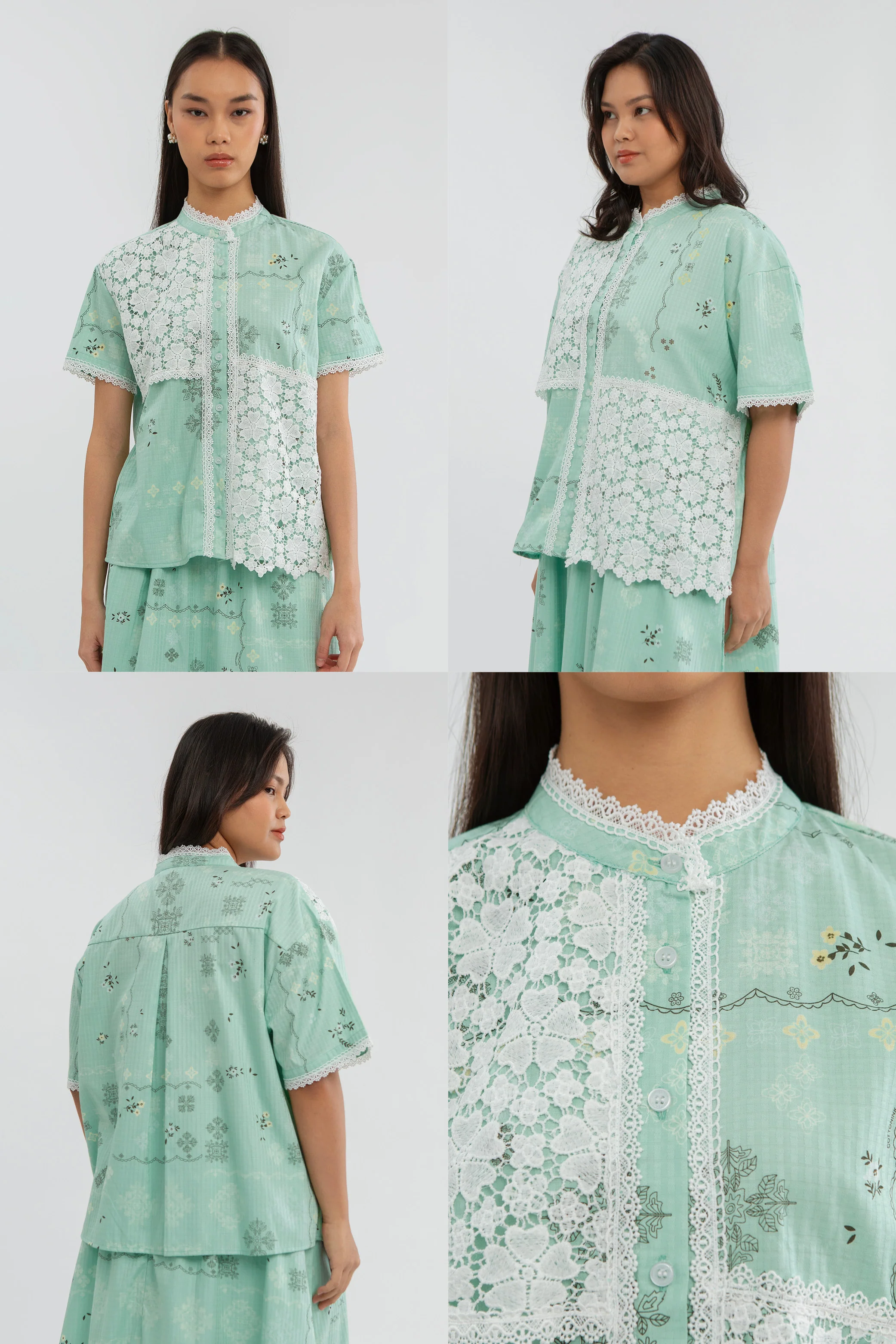 Mint Green Dalia A - Image 2