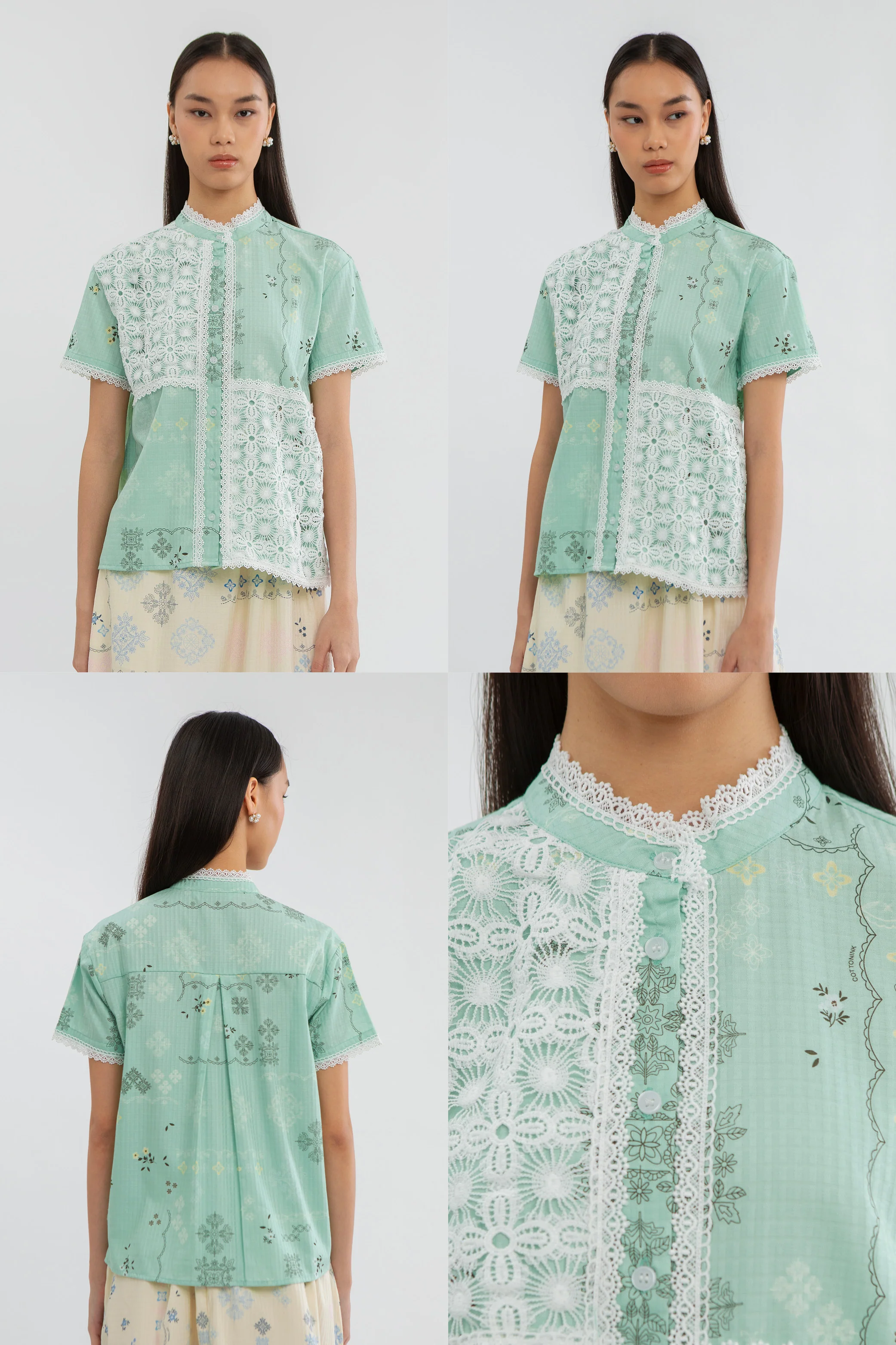 Mint Green Dalia B - Image 2