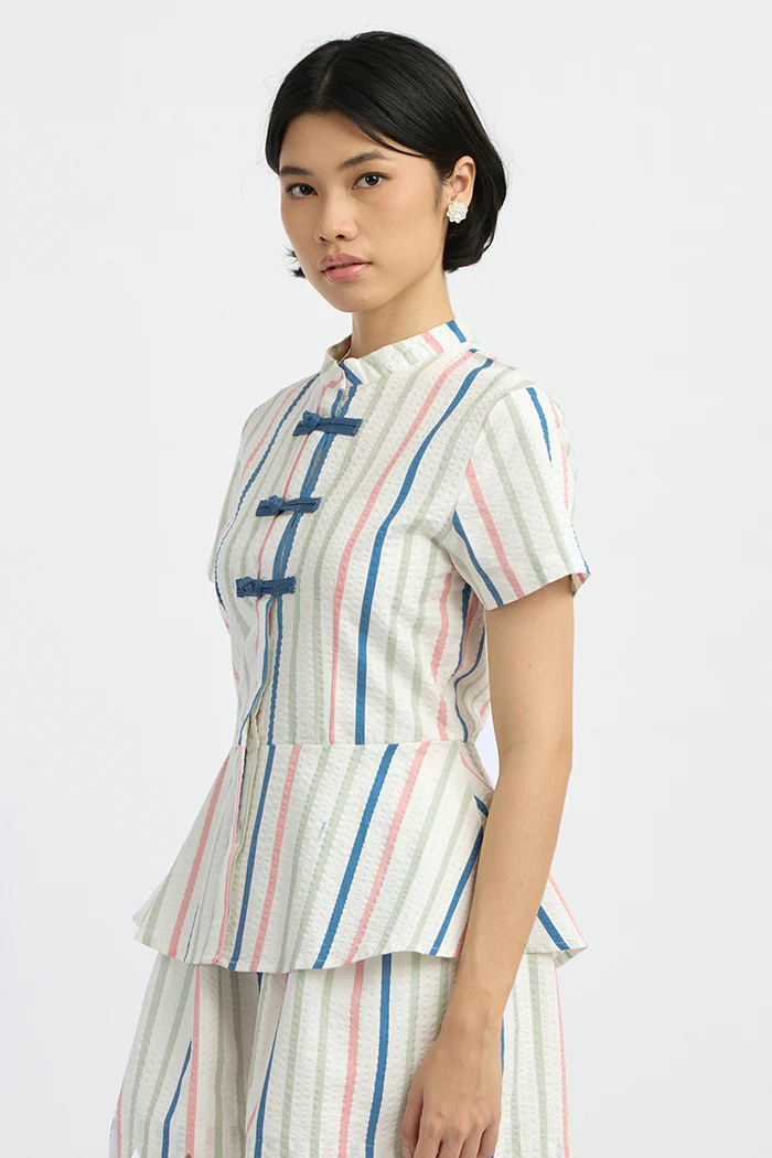 Multicolor Striped Truitt