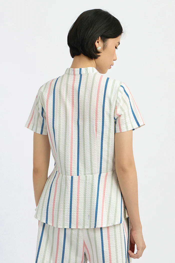 Multicolor Striped Truitt - Image 4