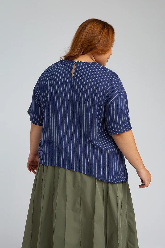 Navy Blue Striped Balint - Image 5