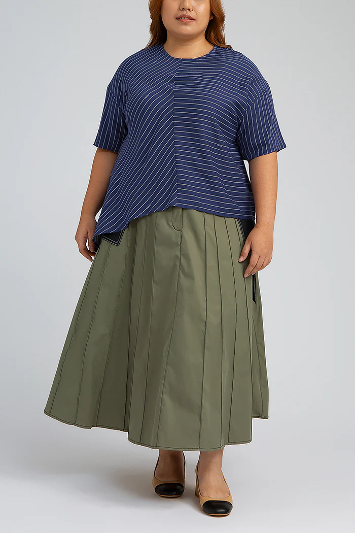 Navy Blue Striped Balint - Image 7