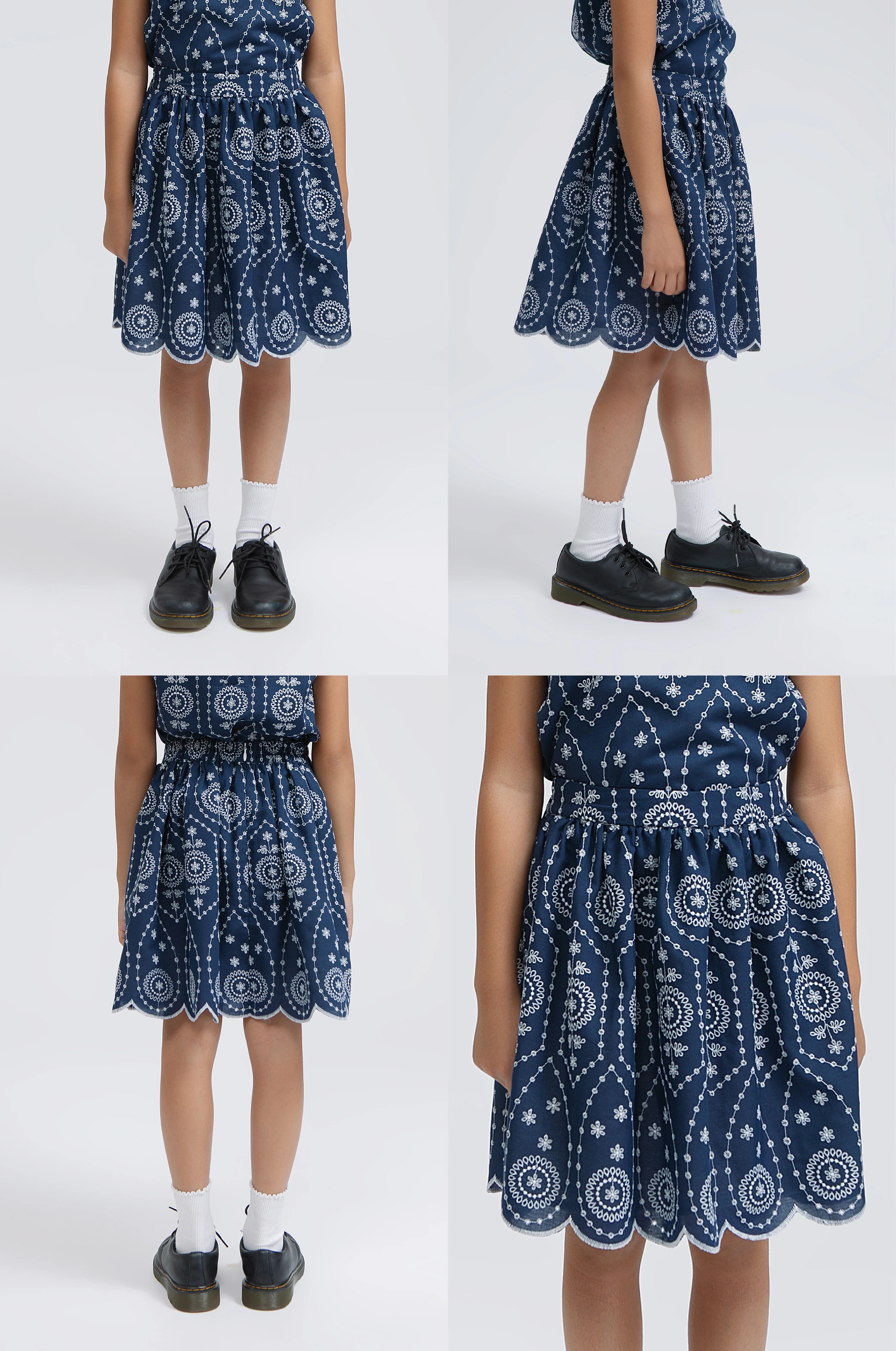 Navy Embroidered Dasha - Image 2