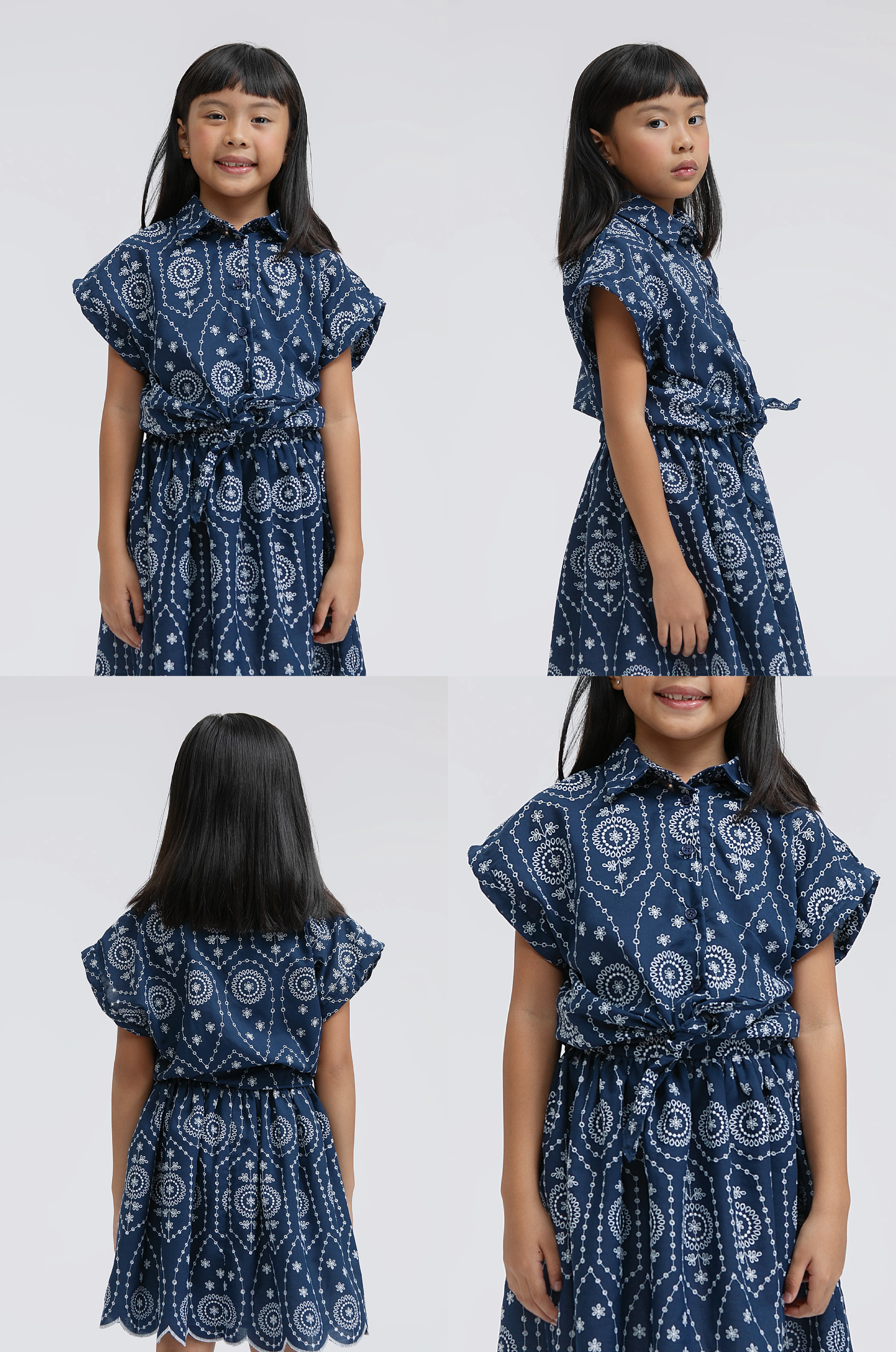 Navy Embroidered Emira - Image 2