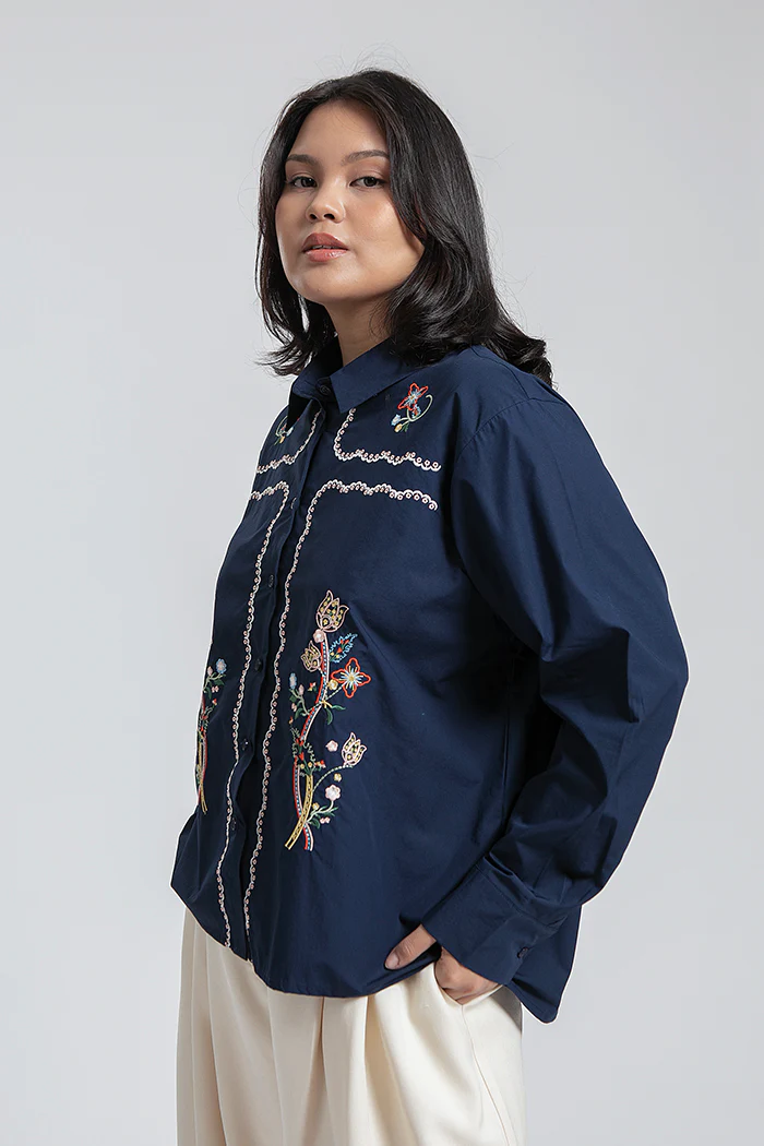 Navy Embroidery Efta - Image 3