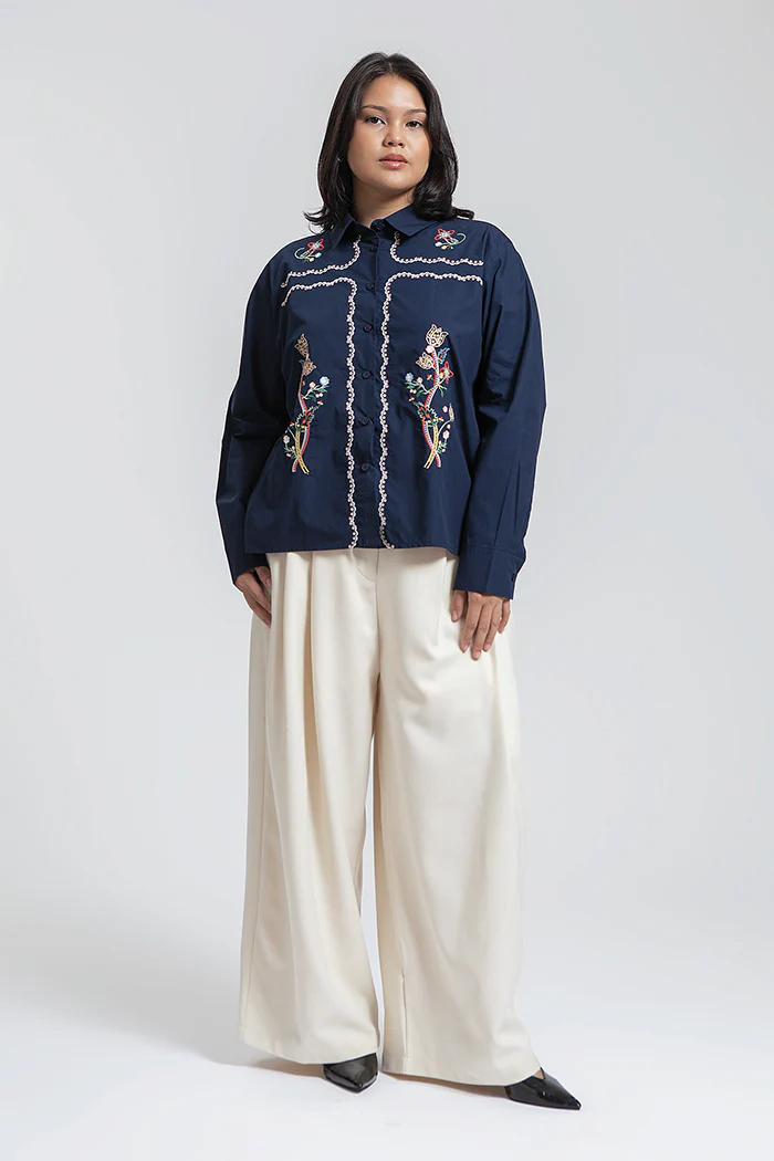 Navy Embroidery Efta - Image 6
