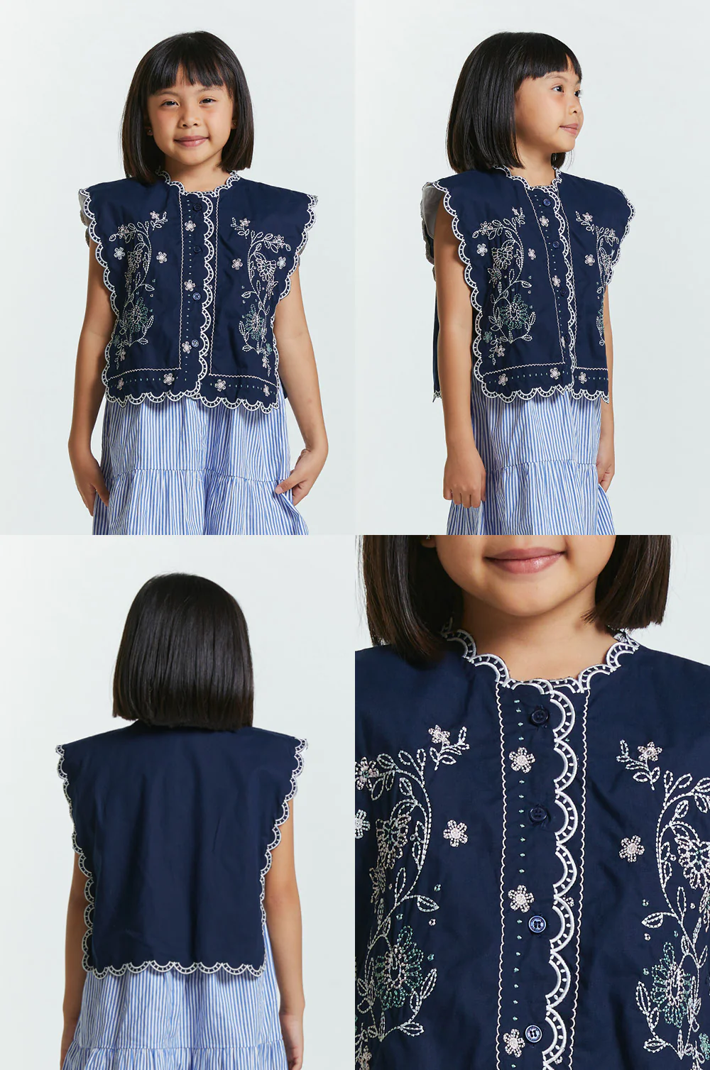 Navy Embroidery Hiba - Image 2