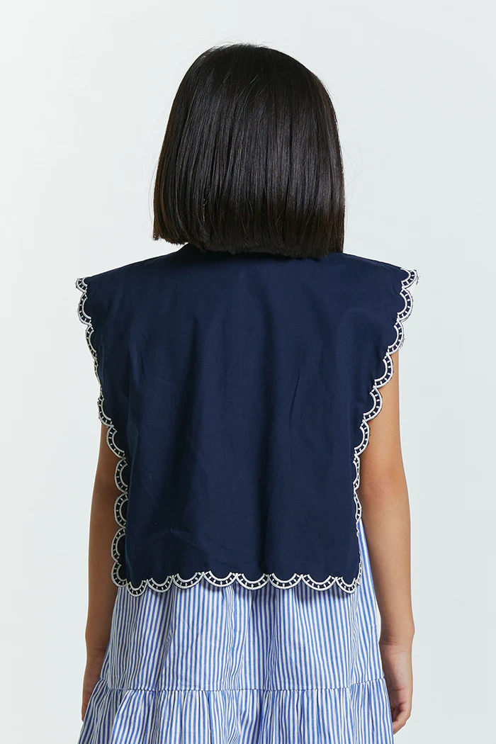 Navy Embroidery Hiba - Image 4