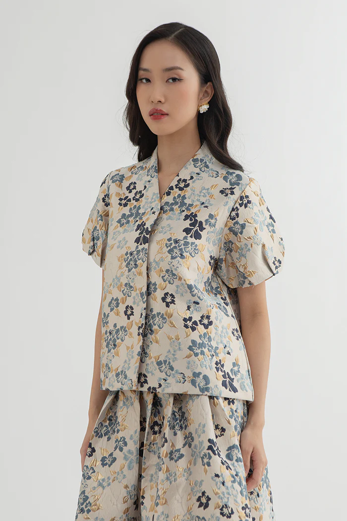 Navy Floral Miu - Image 3