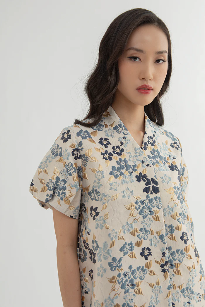Navy Floral Miu - Image 5