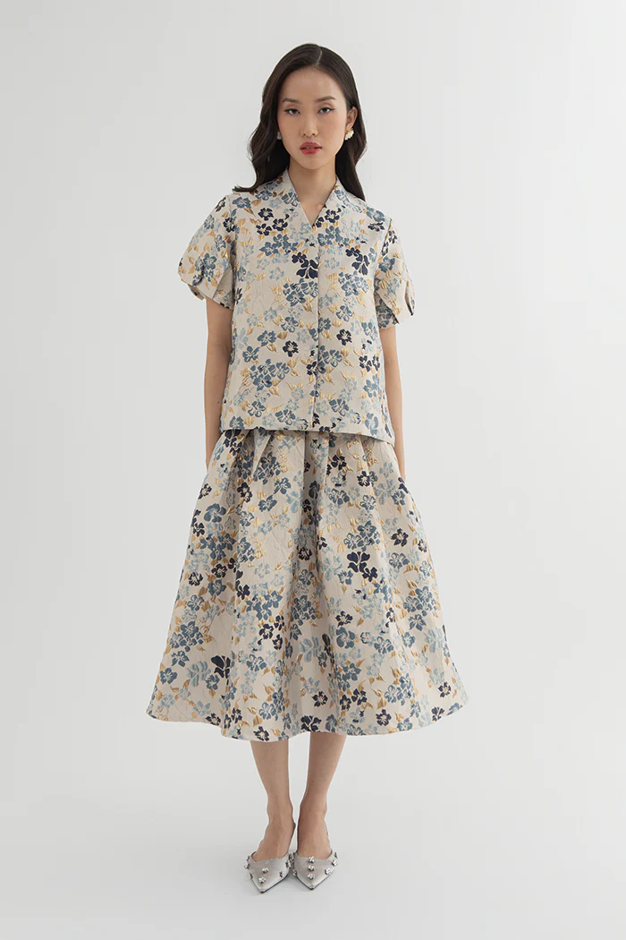 Navy Floral Miu - Image 6