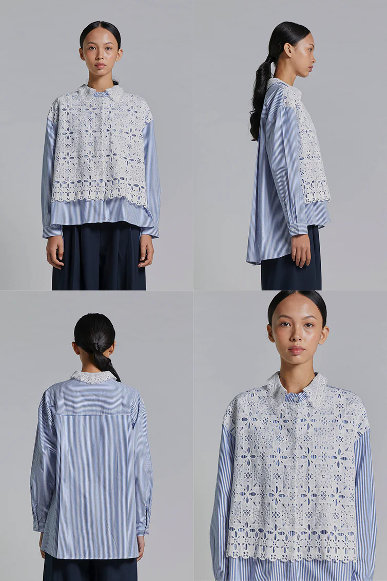 Navy Striped Azalya - Defect Sale - Image 2