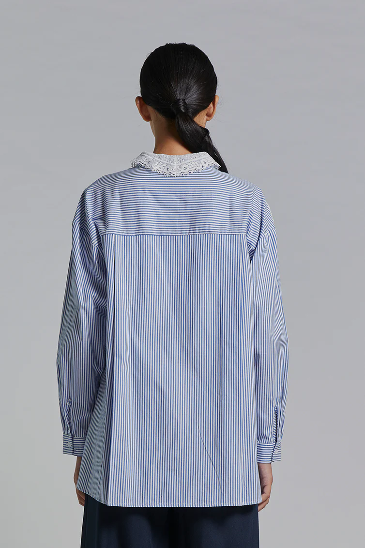 Navy Striped Azalya - Defect Sale - Image 4