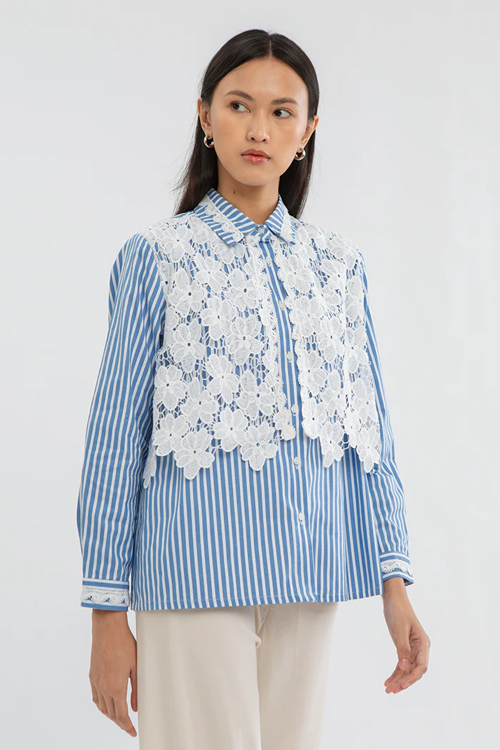 Navy Striped Eshal - Image 4