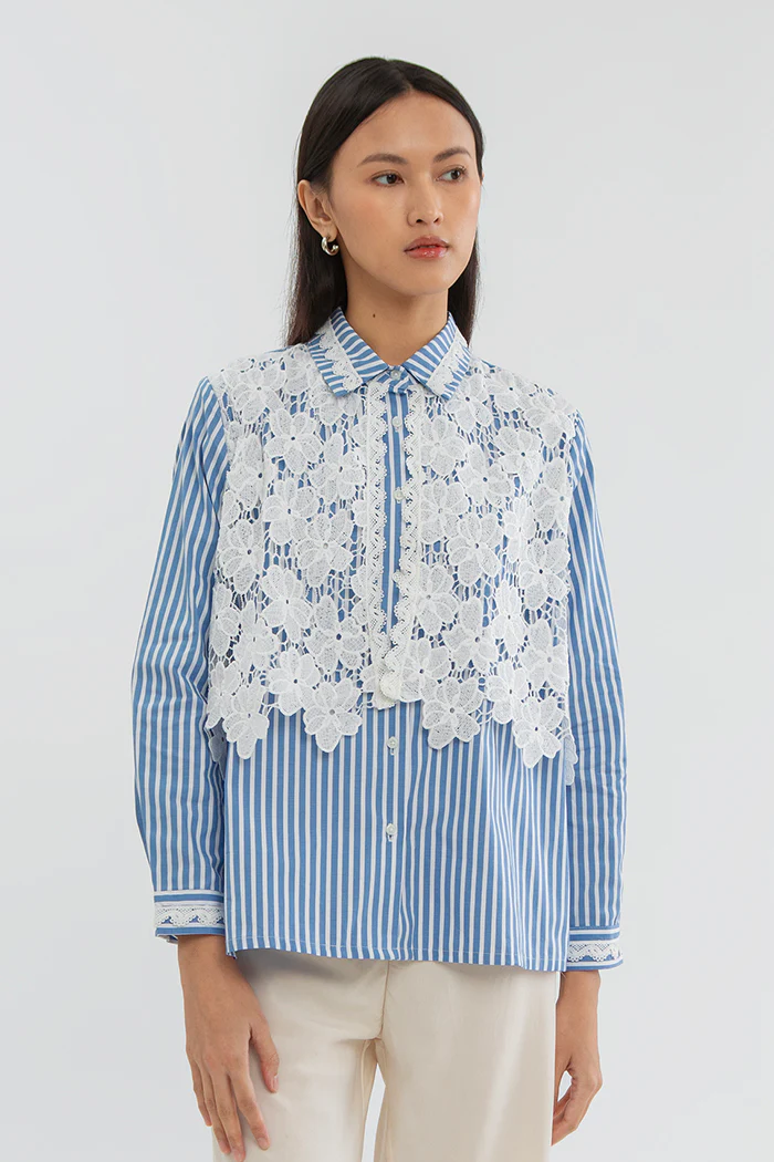 Navy Striped Eshal - Image 6