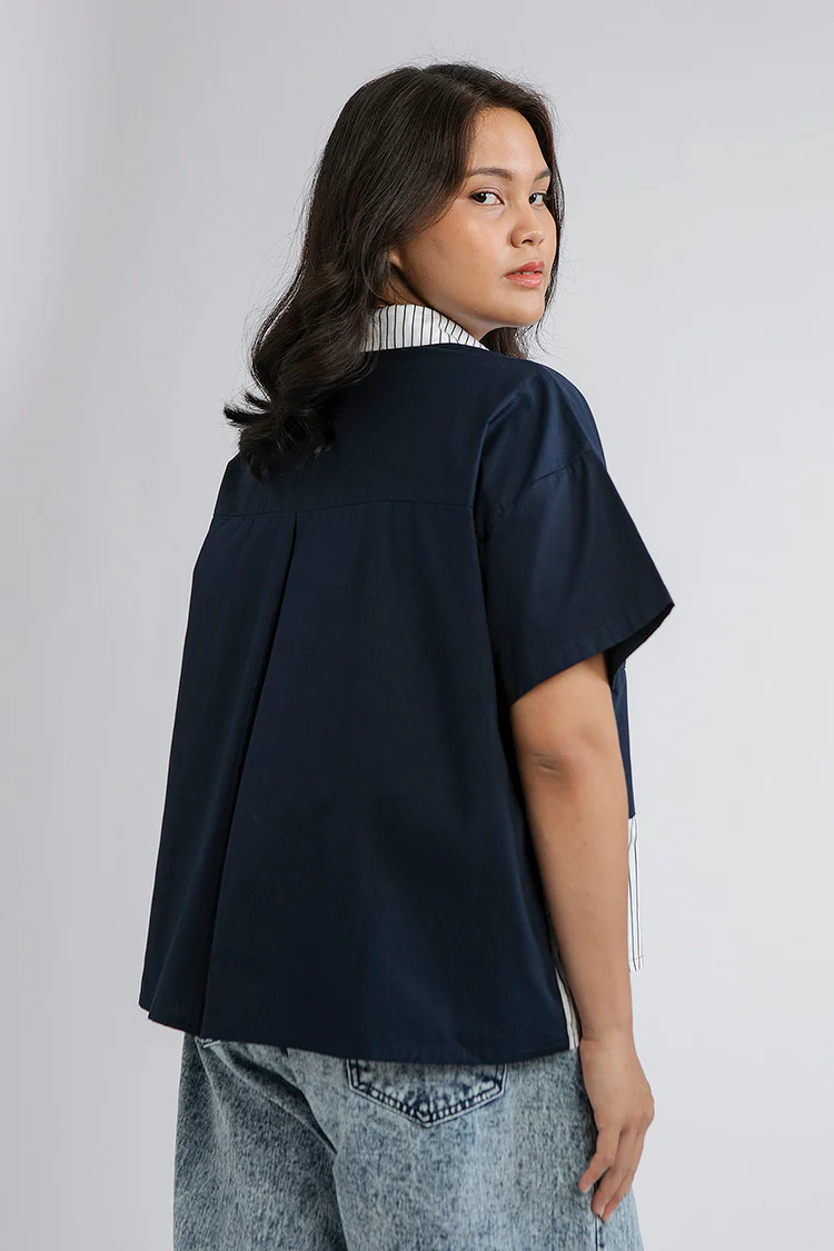 Navy Striped Forli - Defect Sale - Image 7