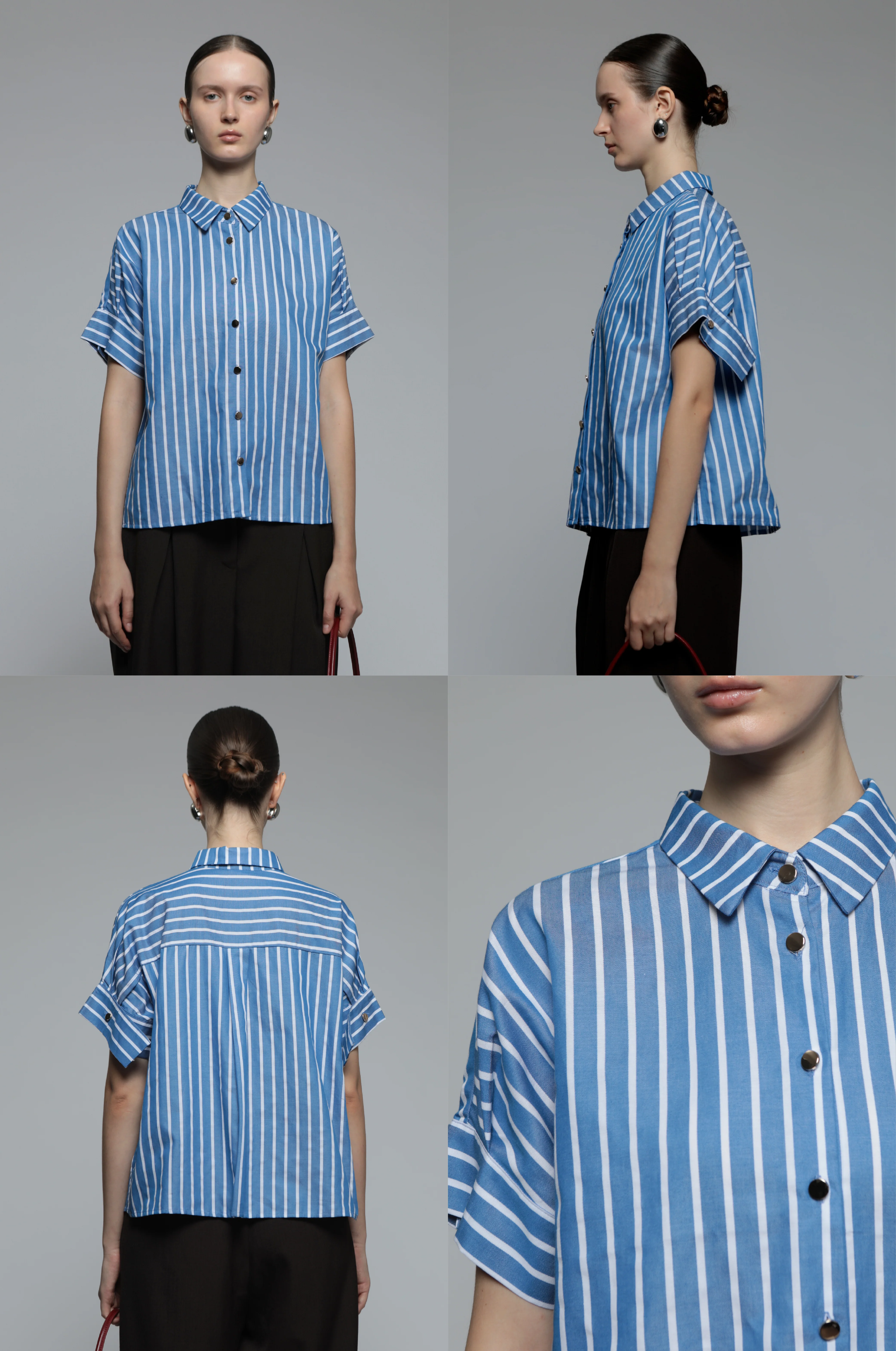 Navy Striped Form - Image 2
