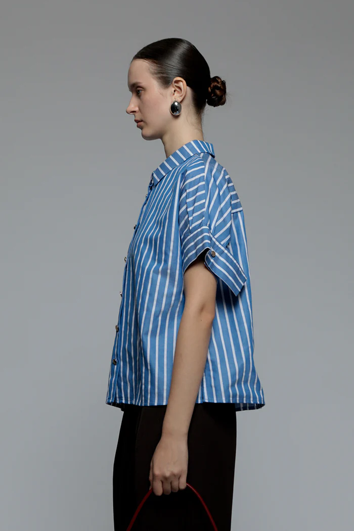 Navy Striped Form - Image 3