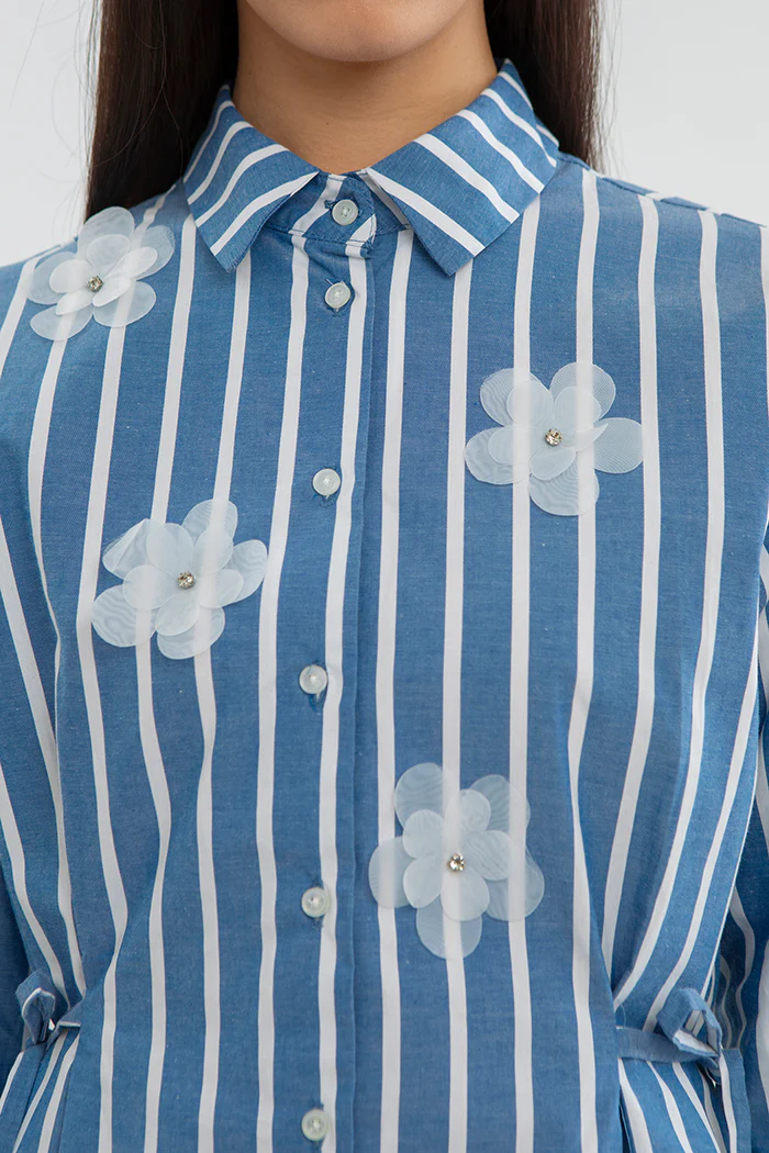 Navy Striped Inaya - Image 6