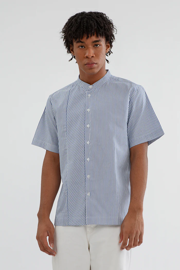 Navy Striped Kamal