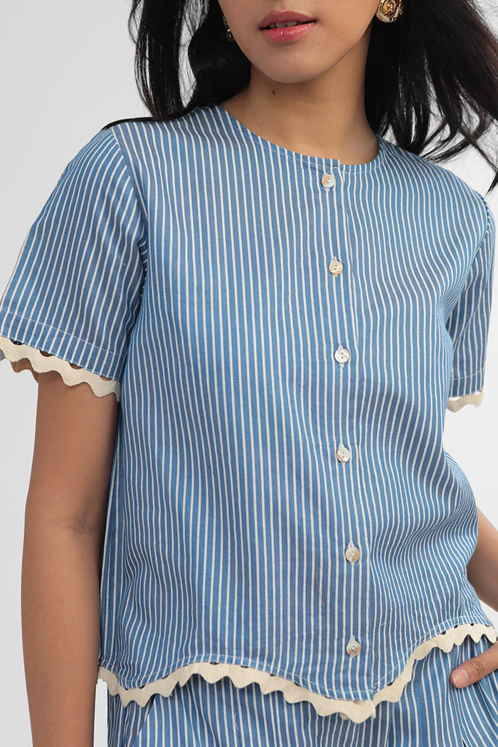 Navy Striped Kerida - Image 5