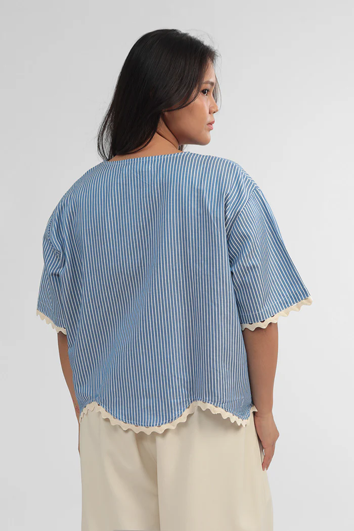 Navy Striped Kerida - Image 6