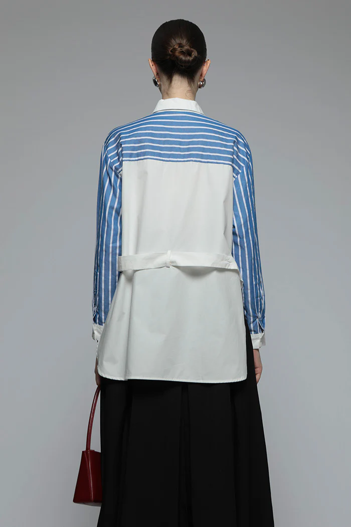 Navy Striped Perse - Image 4