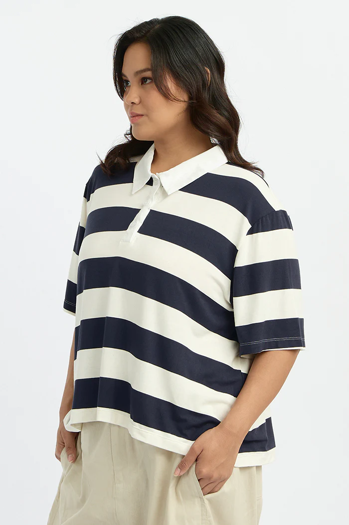 Navy Striped Porlan - Image 6