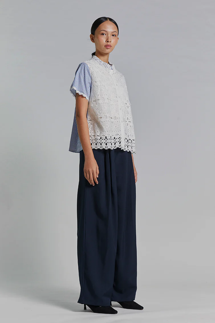 Navy Striped Safra - Defect Sale - Image 6