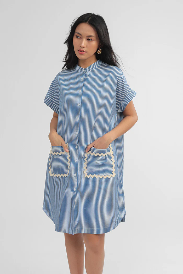 Navy Striped Savoy - Image 3