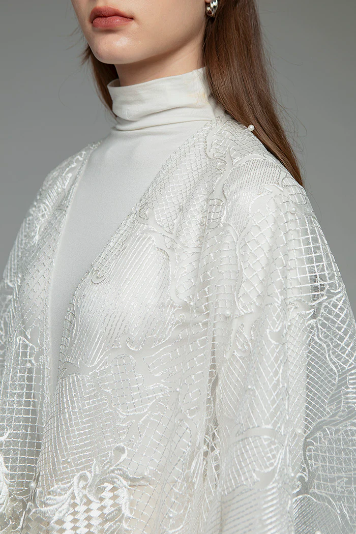 Off-white Checkered Kamin - Image 6