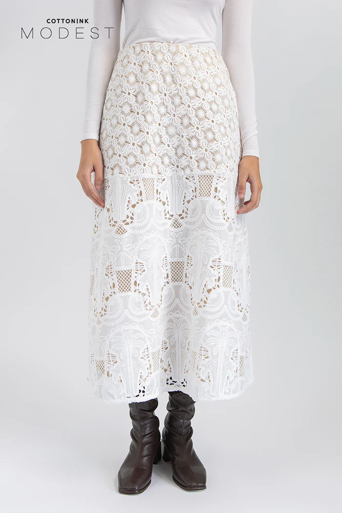Off-white Embroidered Benna
