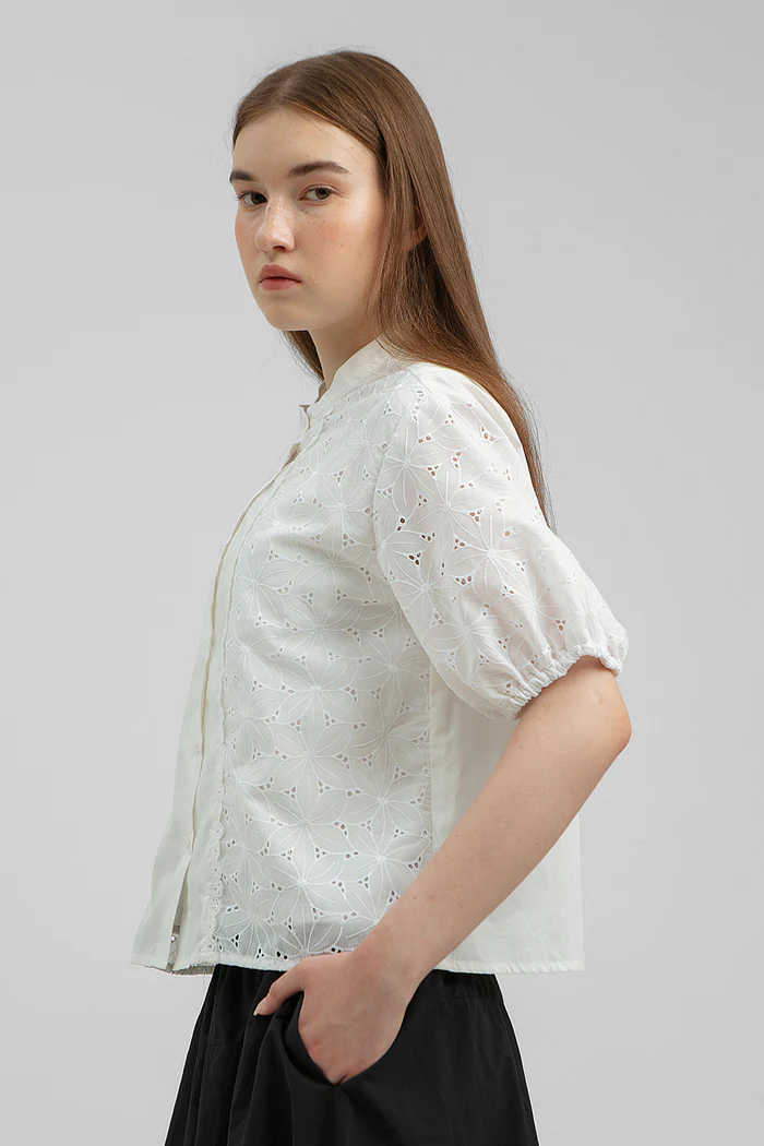 Off-white Embroidered Jensa - Defect Sale - Image 4